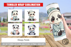 Tumbler Sleepy Panda Product Image 1