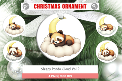 Ornament Sleepy Panda Cloud Product Image 1