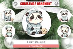 Ornament Sleepy Panda Product Image 1