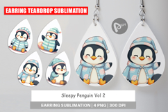 Earring Sleepy Penguin Product Image 1