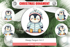 Ornament Sleepy Penguin Product Image 1