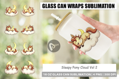 Glass Can Sleepy Pony Cloud Product Image 1