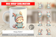 Mug Wrap Sleepy Rabbit Product Image 1