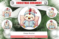 Ornament Sleepy Rooster Product Image 1