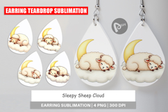 Earring Sleepy Sheep Cloud Product Image 1