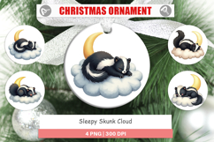 Ornament Sleepy Skunk Cloud Product Image 1