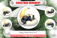 Ornament Sleepy Skunk Cloud Product Image 1