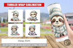 Tumbler Sleepy Sloth Product Image 1