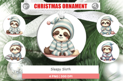 Ornament Sleepy Sloth Product Image 1