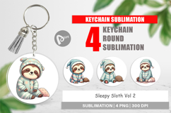 Keychain Sleepy Sloth Product Image 1