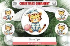 Ornament Sleepy Tiger Product Image 1