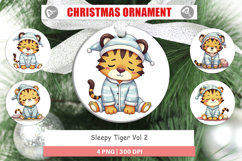 Ornament Sleepy Tiger Product Image 1