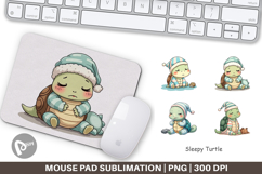 Mouse Pad Sleepy Turtle Product Image 1