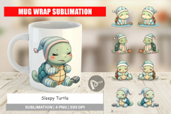 Mug Wrap Sleepy Turtle Product Image 1
