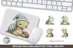 Mouse Pad Sleepy Turtle Product Image 1