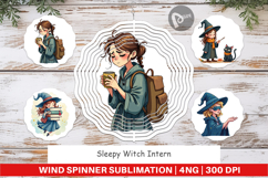 Wind Spinner Sleepy Witch Intern Product Image 1