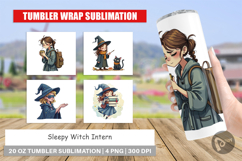 Tumbler Sleepy Witch Intern Product Image 1