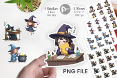 Sleepy Witch Intern Sticker Product Image 1