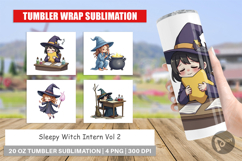 Tumbler Sleepy Witch Intern Product Image 1