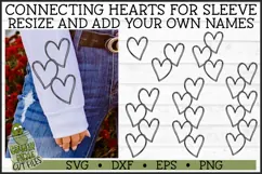 This Great Nana Wears Her Heart on Her Sleeve SVG File Product Image 3