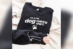 This Is My Dog Walking Shirt SVG Sleeve Design Dog Mom Funny Product Image 1
