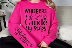 Whispers Of Grace Guide Sleeve SVG, Christian SVG Design Product Image 3