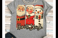 Christmas bundle png JPEG sublimation 4 design snowman santa Product Image 2