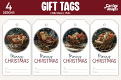 sleigh gift tags