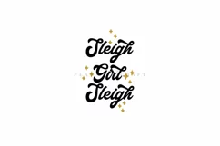 sleigh girl sleigh christmas quotes motel keychain cutting files SVG DXF PNG EPS