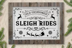 sleigh rides with reindeers