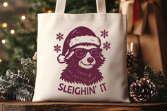 Sleighin’ It SVG, Cool Raccoon Christmas PNG, Funny Holiday Product Image 2