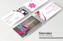 Slender Keynote Template Product Image 1