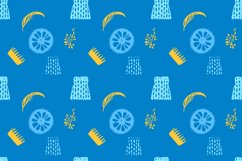 Modern Summer Scandinavian Doodle Patterns Product Image 3