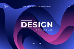 3d Blue Abstract Background Liquid Product Image 1