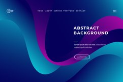 3d Blue Abstract Background Liquid Product Image 4