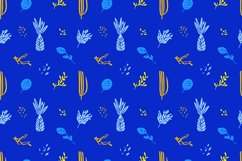 Botanical Bliss Scandinavian Plant Doodle Pattern Product Image 3