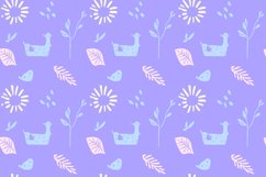 Modern Summer Scandinavian Doodle Patterns Product Image 6