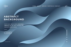 Waves blue abstract background Product Image 6