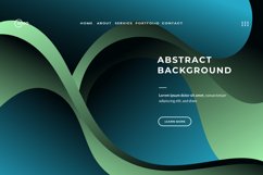 3d Blue Abstract Background Liquid Product Image 3