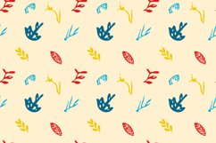 Botanical Bliss Scandinavian Plant Doodle Pattern Product Image 4