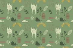 Modern Summer Scandinavian Doodle Patterns Product Image 1