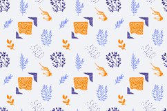 Botanical Bliss Scandinavian Plant Doodle Pattern Product Image 2