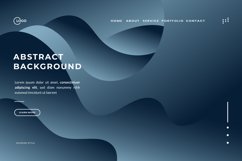 Waves blue abstract background Product Image 5