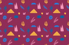 Botanical Bliss Scandinavian Plant Doodle Pattern Product Image 5