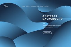 Waves blue abstract background Product Image 4