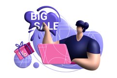 cashback coupon 3d rendering Illustration for 50 off Product Image 7