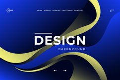 3d Blue Abstract Background Liquid Product Image 5