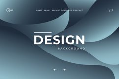 Waves blue abstract background Product Image 3