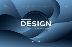 Dynamic Blue Abstract Background Product Image 6