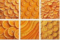 Sliced Orange Digital Paper Bundle Product Image 4